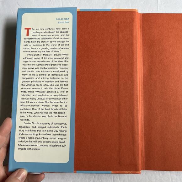 Ladies First 40 Daring American Women Who Were Second to None Hardcover Book - Picture 2 of 15